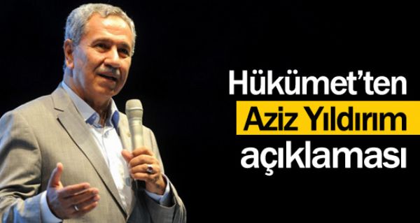 Hkmet'ten Aziz Yldrm aklamas